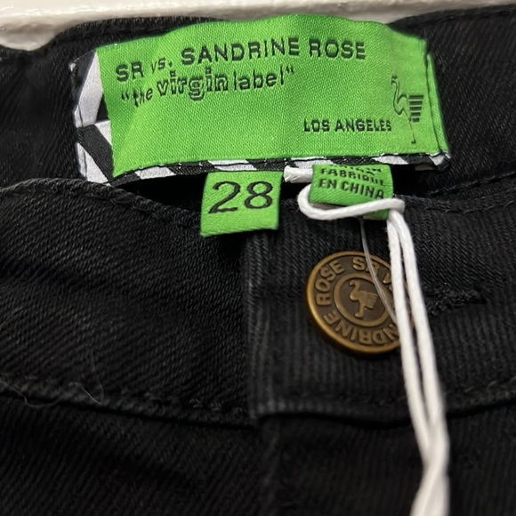 NWT Free People X Sandrine Rose Washed Black Skinny Jeans - Picture 7 of 7